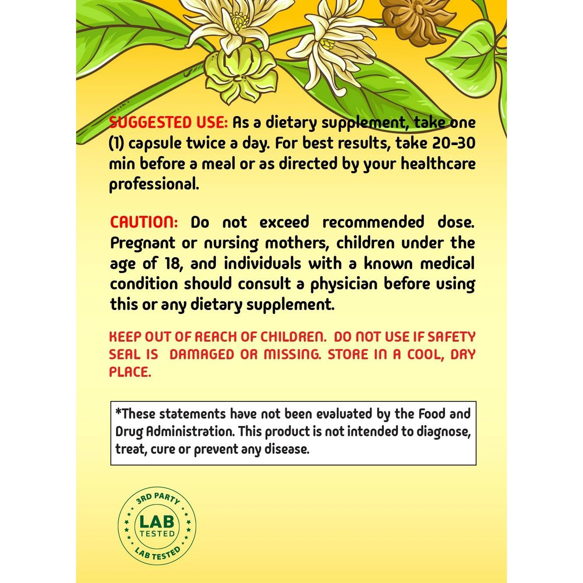 Ashwagandha Capsules 655mg with Black Pepper - Supports Anxiety & Stress Relief, Promotes Wellness, 60ct, Enhanced Absorption for Maximum Effectiveness