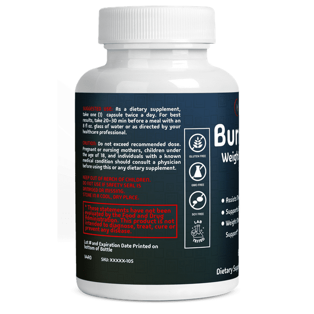 BurnBoost Weight Loss Pills - Appetite Suppressant, Fat Burner for Men & Women with Green Tea, Garcinia, Green Coffee Bean, 60ct.