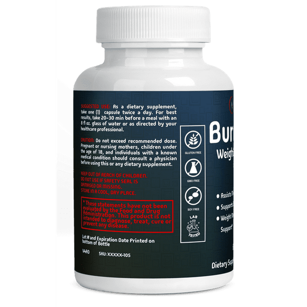 BurnBoost Weight Loss Pills - Appetite Suppressant, Fat Burner for Men & Women with Green Tea, Garcinia, Green Coffee Bean, 60ct.