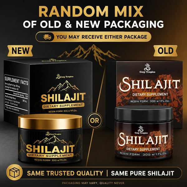 Cozy Tropics Pure Himalayan Shilajit Resin 30g, Gold Grade Natural Mineral Resin with Fulvic Acid & 85+ Trace Minerals, Easy Mix Daily Routine for Men & Women, Comes with a Spoon