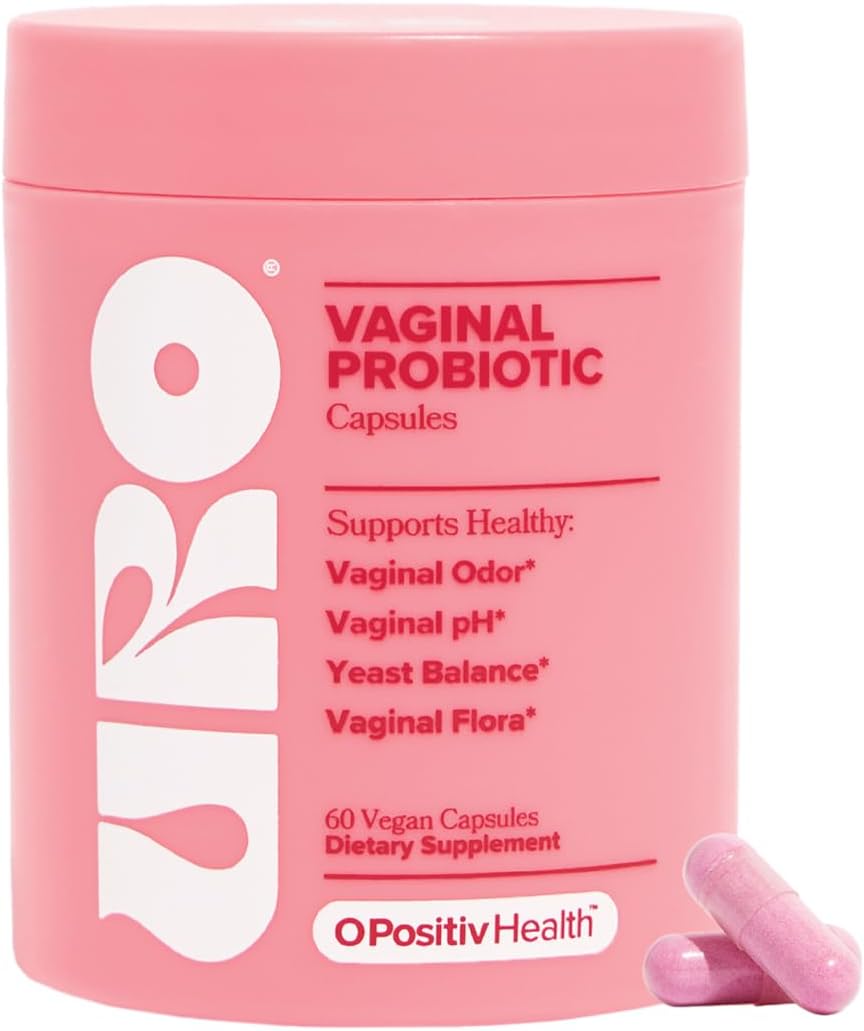 URO Vaginal Probiotics for Women, Healthy Odor & pH Balance, 1-Month Supply