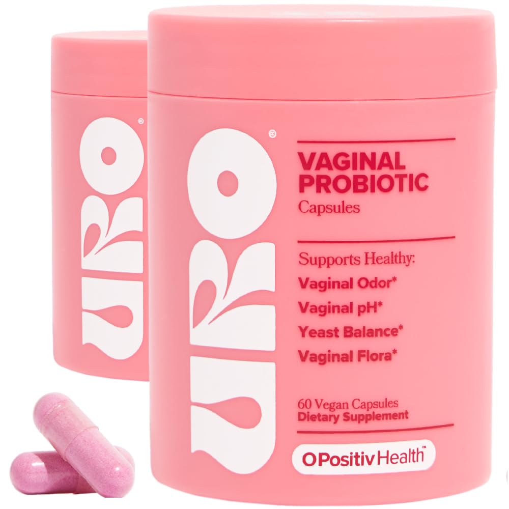 URO Vaginal Probiotics for Women, Healthy Odor & pH Balance, 1-Month Supply