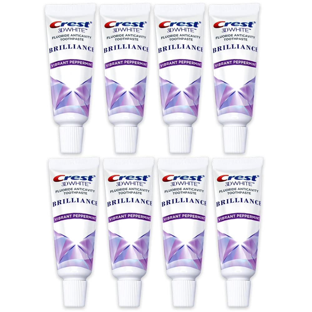 Crest 3D White Advanced Toothpaste, Luminous Mint, 3.7 oz (Pack of 4), Whiter Teeth in 5 Days, Enamel Safe Fluoride Toothpaste for Cavity Protection and Stain Removal