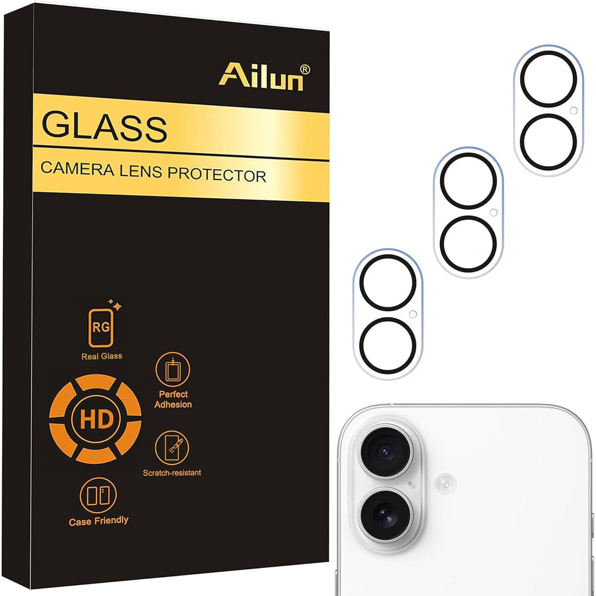 Ailun Camera Lens Protector for iPhone 16 Pro/16 Pro Max/14 Pro/14 Pro Max