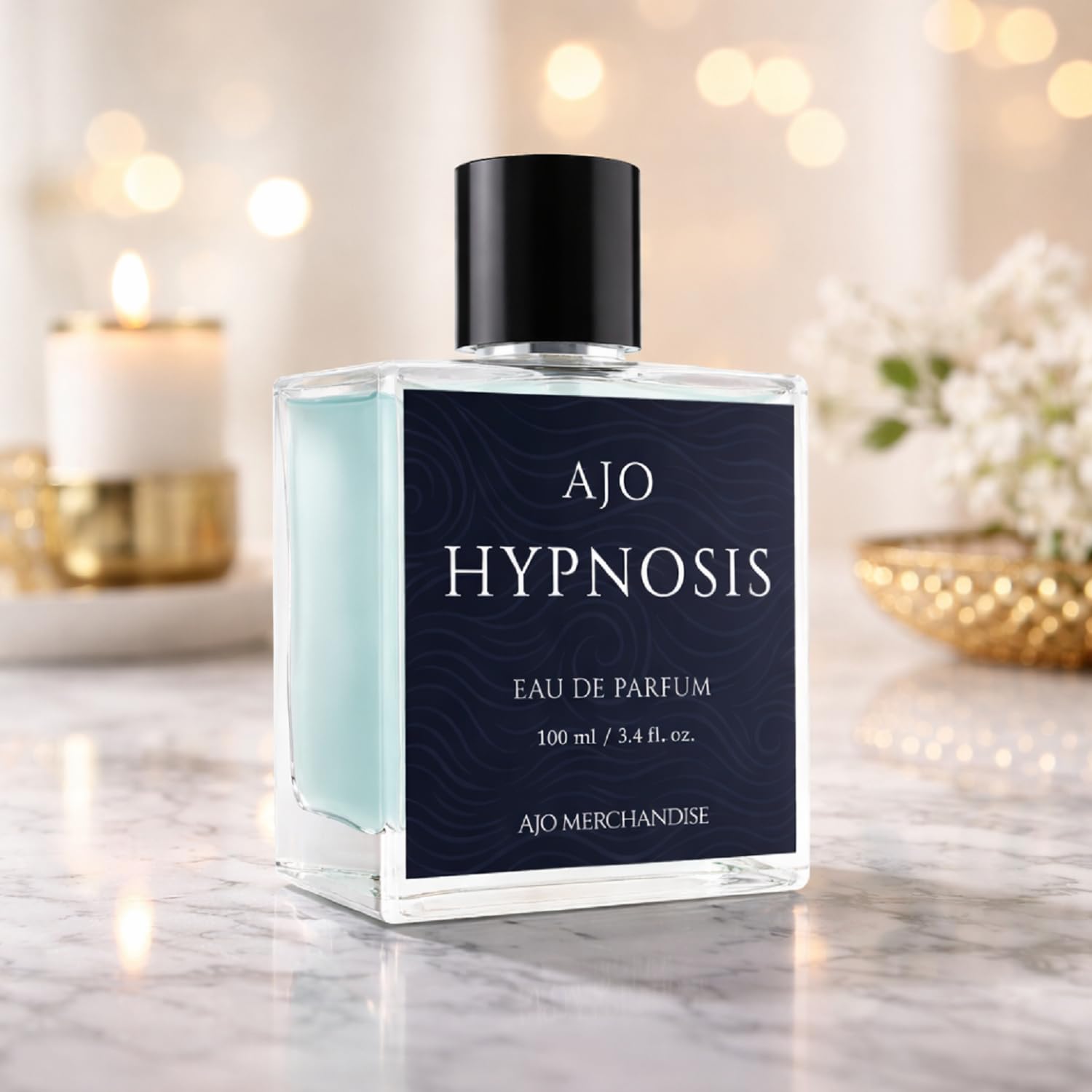 AJO Hypnosis Pheromone Infused Cologne for Men, Eau de Parfum 3.4 fl oz | Men's Pheromone Cologne to Attract women, Long Lasting Cologne for Men, Citrus Floral Musk Fragrance with Amber & Vanilla