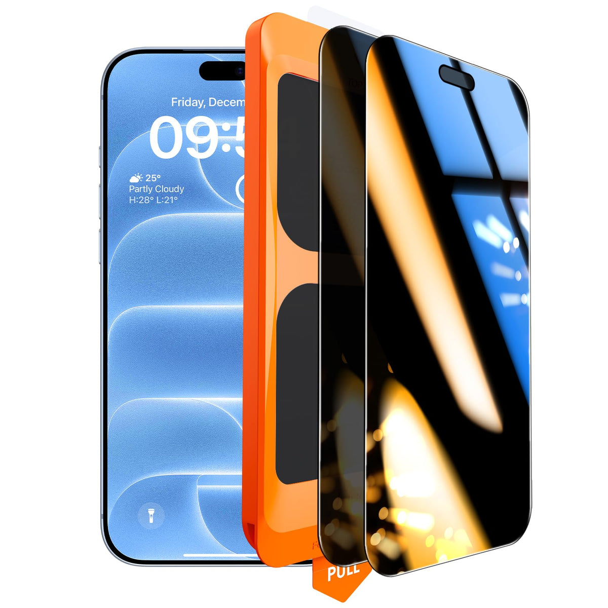 TOCOL for iPhone 17 Pro Max Screen Protector, Easy Installation