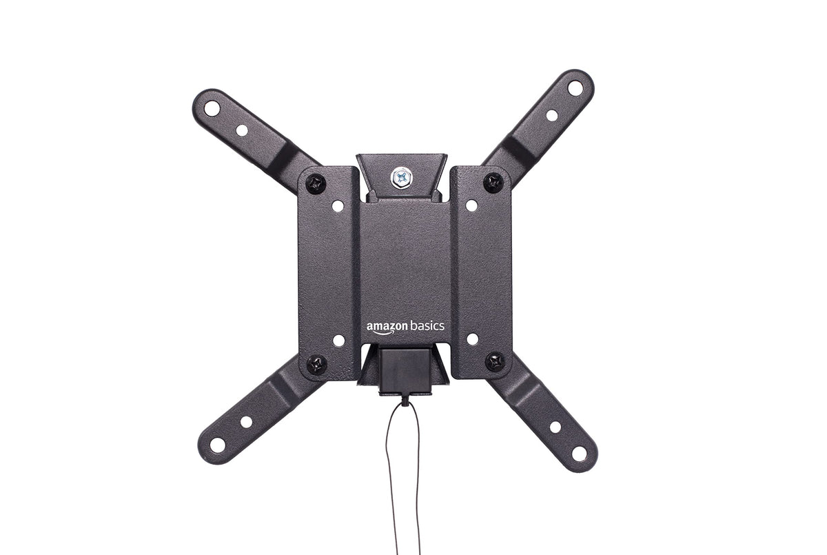 Amazon Basics Full Motion Articulating TV Wall Mount with Tilt Swivel, Extends 16 inches, VESA 200x200, for 12" to 40" TVs, 40 lbs, Black