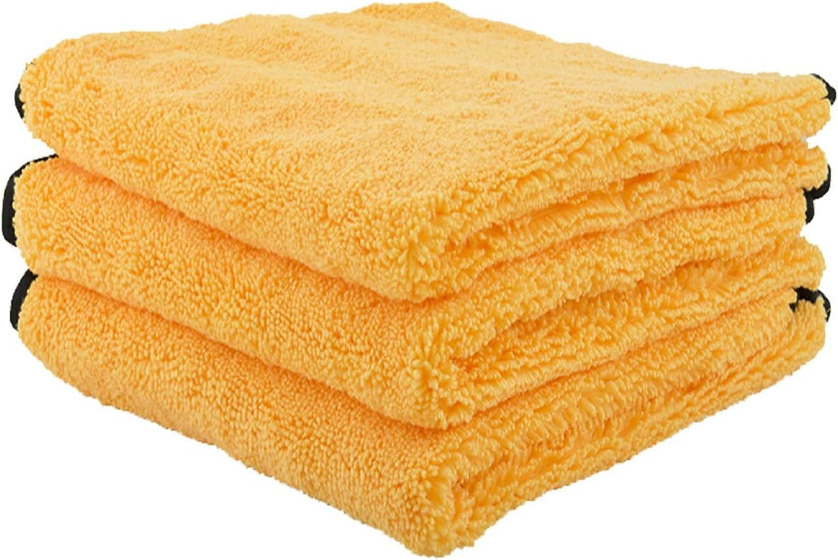 Chemical Guys, Professional Microfiber Towels, 16 x 16 in, Blue, 3 Pack
