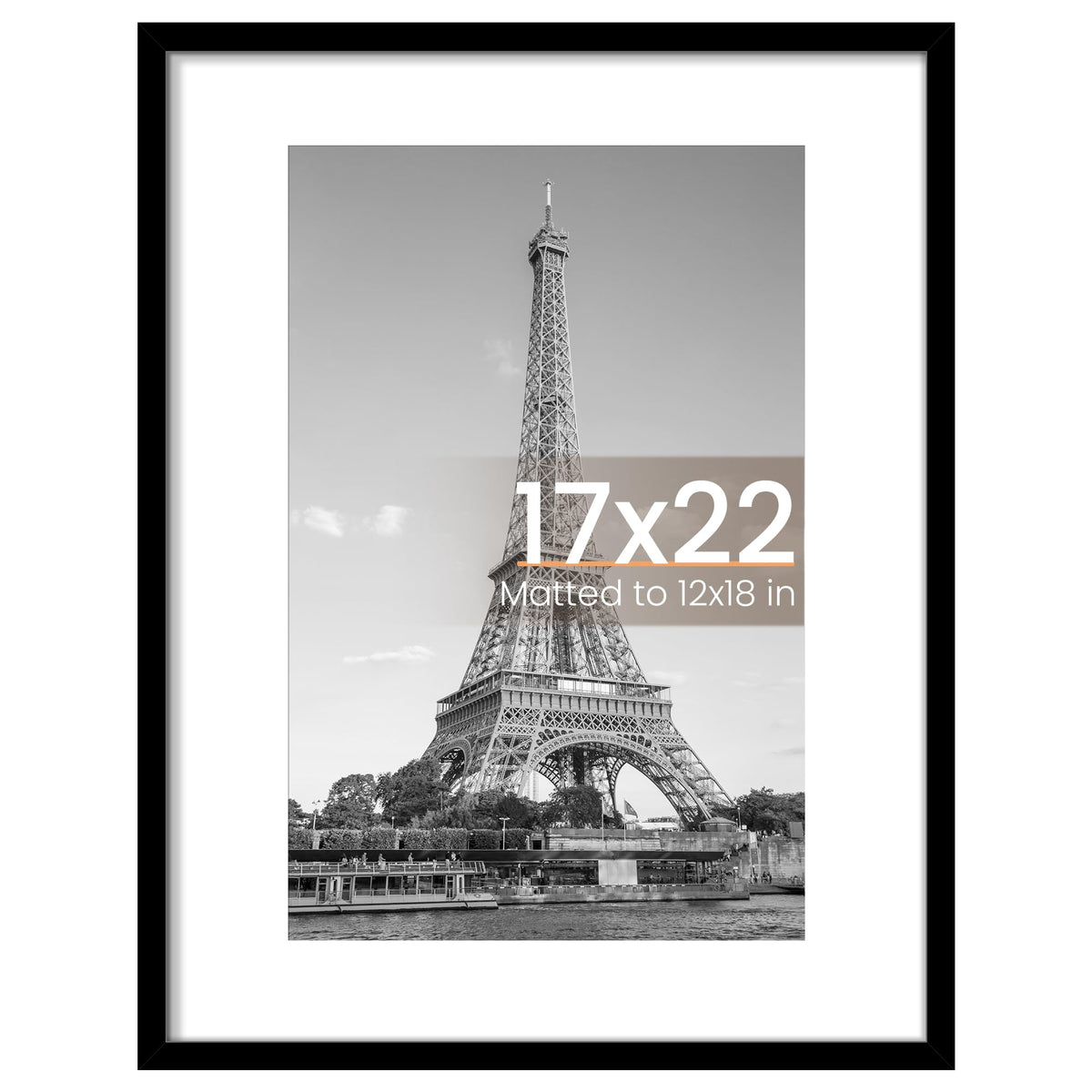 upsimples 8x10 Picture Frame, Wall Decor Photo Frames, Black 1 Pack