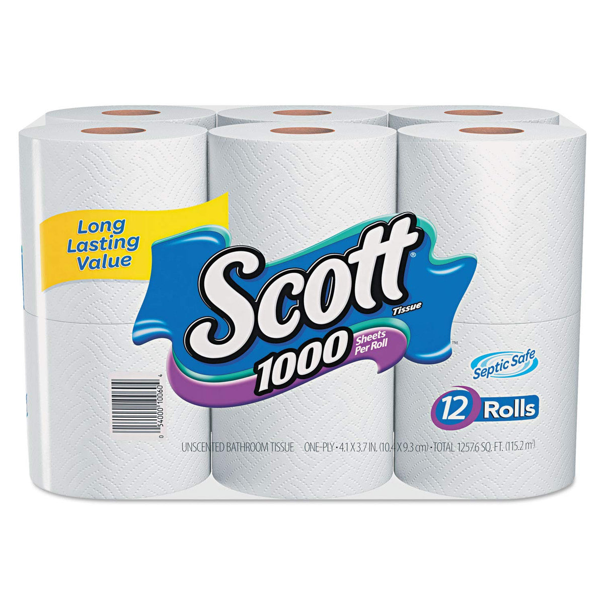 Scott Toilet Paper 1 roll 1000 sheet 104.8 ft.