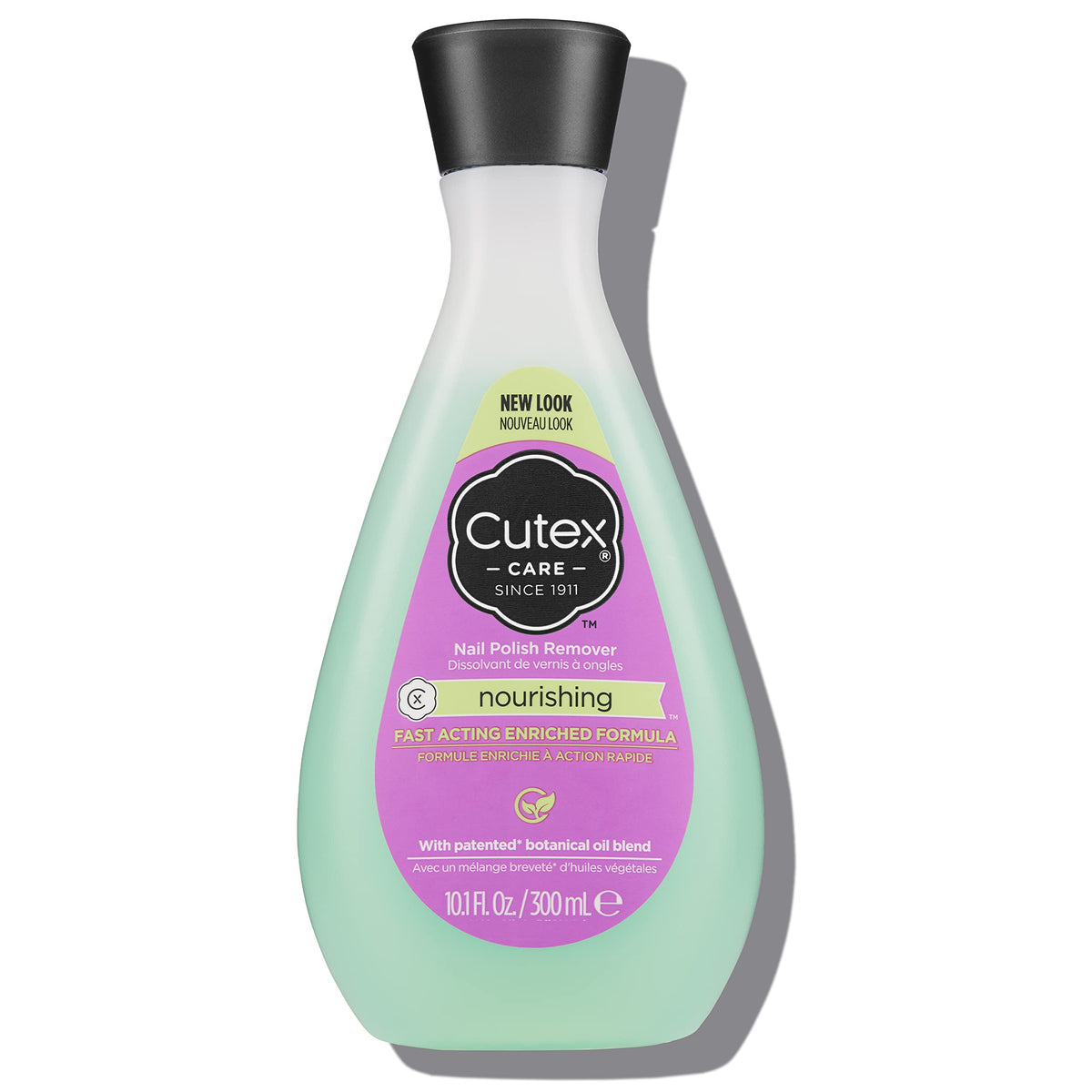 Cutex Nail Polish Remover, Strength Shield, Leaves Nails Looking Healthy, Contains Vitamins E, B5 & Hydrolyzed Silk, 6.76 Fl Oz