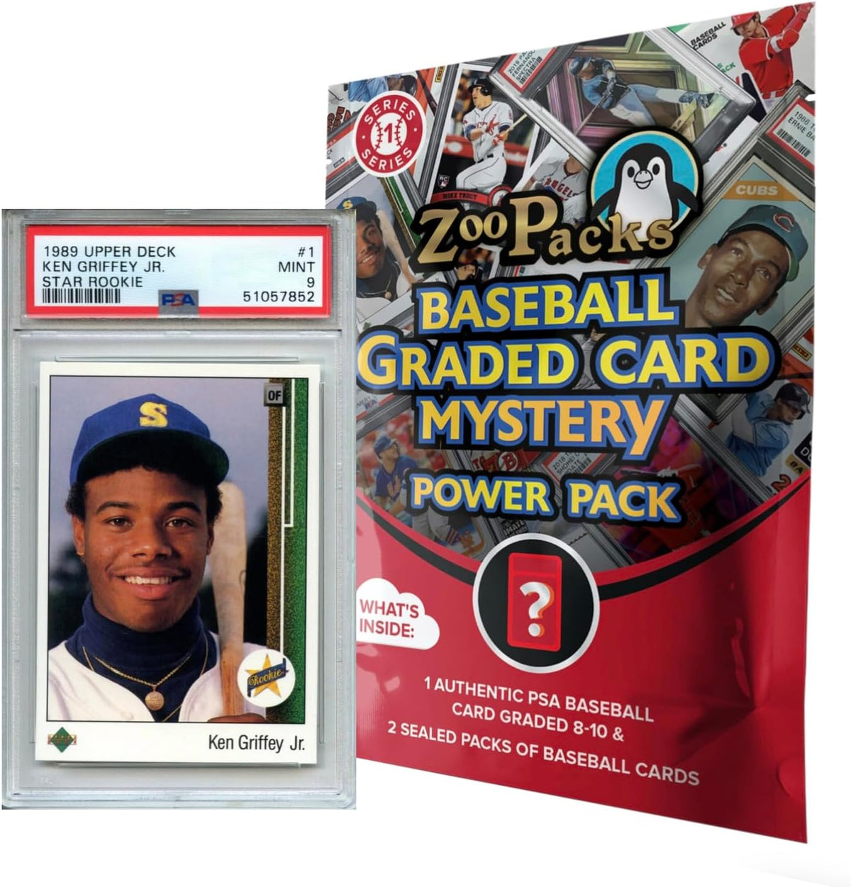 Zoo Packs MLB Baseball PSA Graded Card Mystery Power Pack - Amazon Exclusive