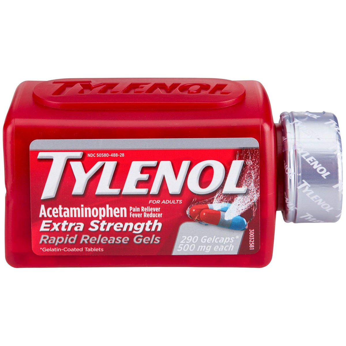 Tylenol Extra Strength Rapid Release Gels, 500 mg Acetaminophen, 225 Ct
