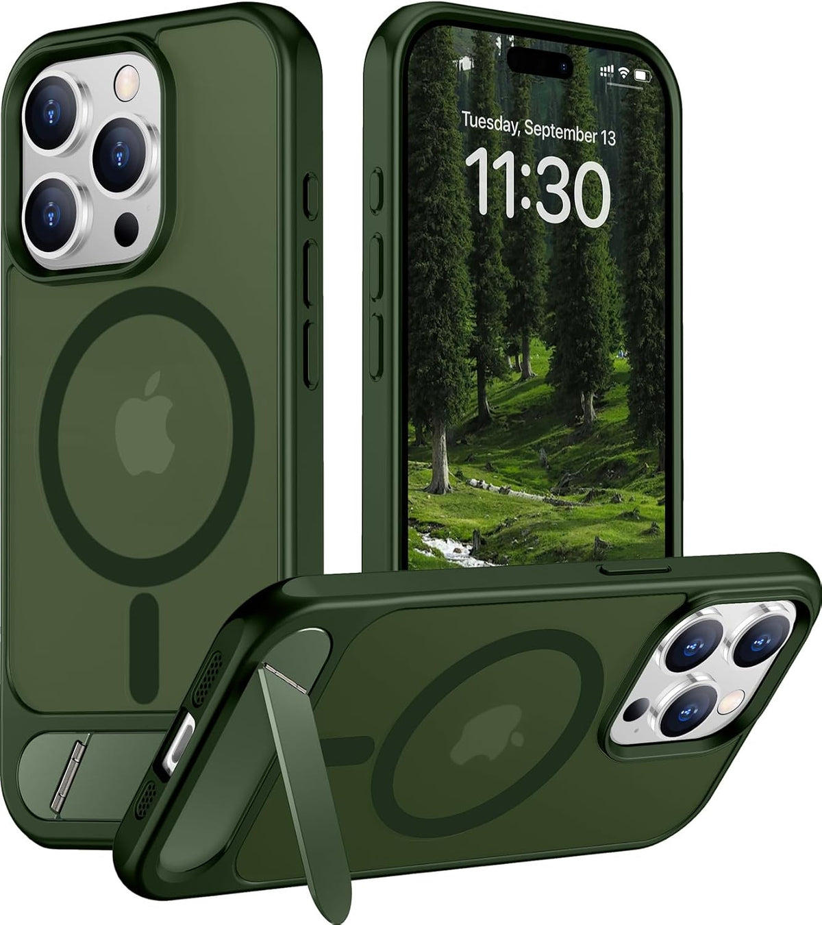 Temdan Magnetic for iPhone 18 Pro Max Case/iPhone 17 Pro Max Case Stand