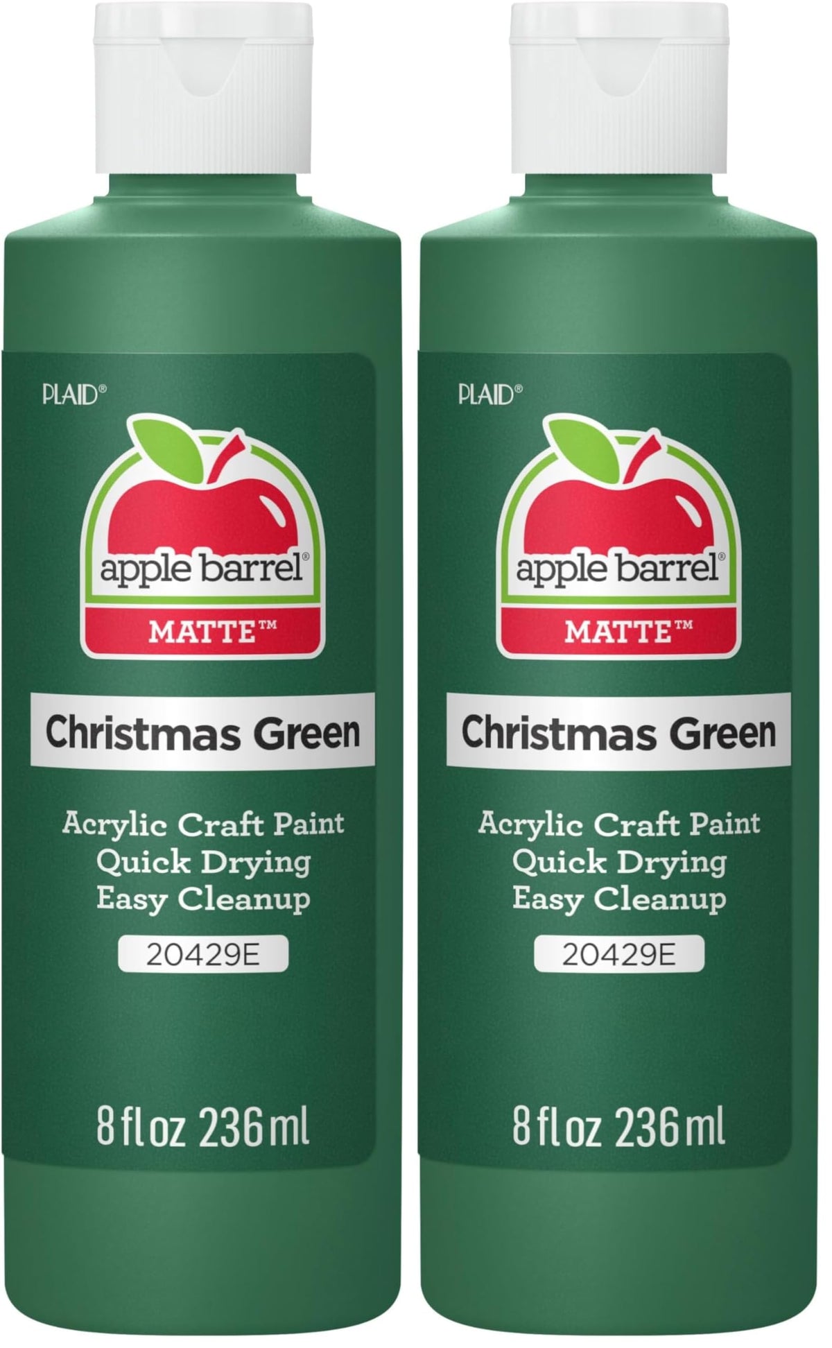 Apple Barrel Acrylic Paint, Black (Pack of 3) 8 oz, 20404EA- (Pack of 3)