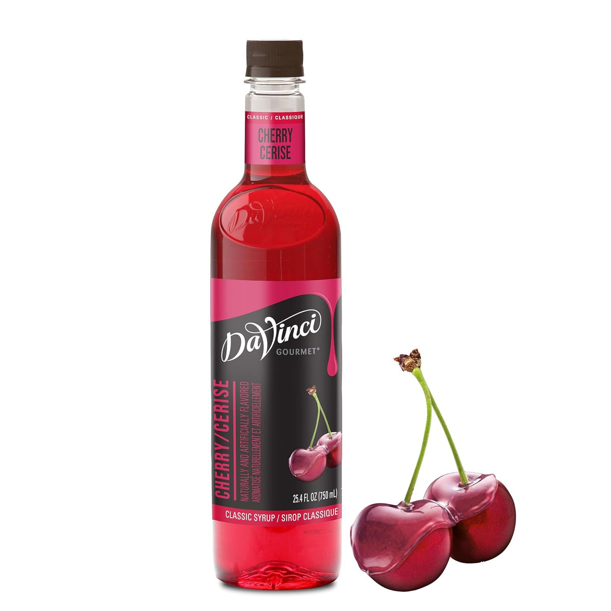 DaVinci Gourmet Classic Cherry Syrup, 25.4 Fluid Ounces (Pack of 1)