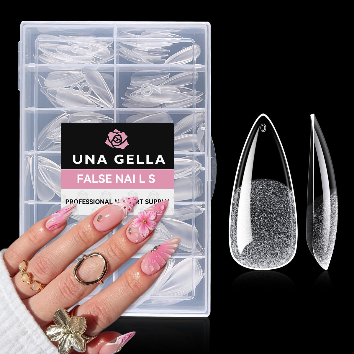 UNA GELLA Super Strong Nail Glue 2Pcs*10ml Semi Solid