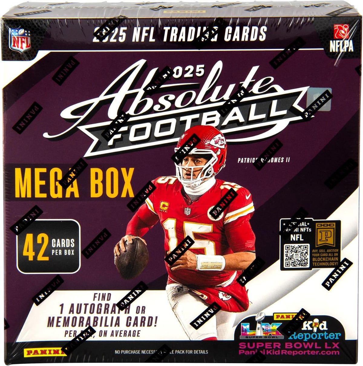 2025–26 Panini Absolute Football Mega Box – Retail Exclusive Parallels & Inserts – NFL Trading Cards – Sealed Retail Mega Box