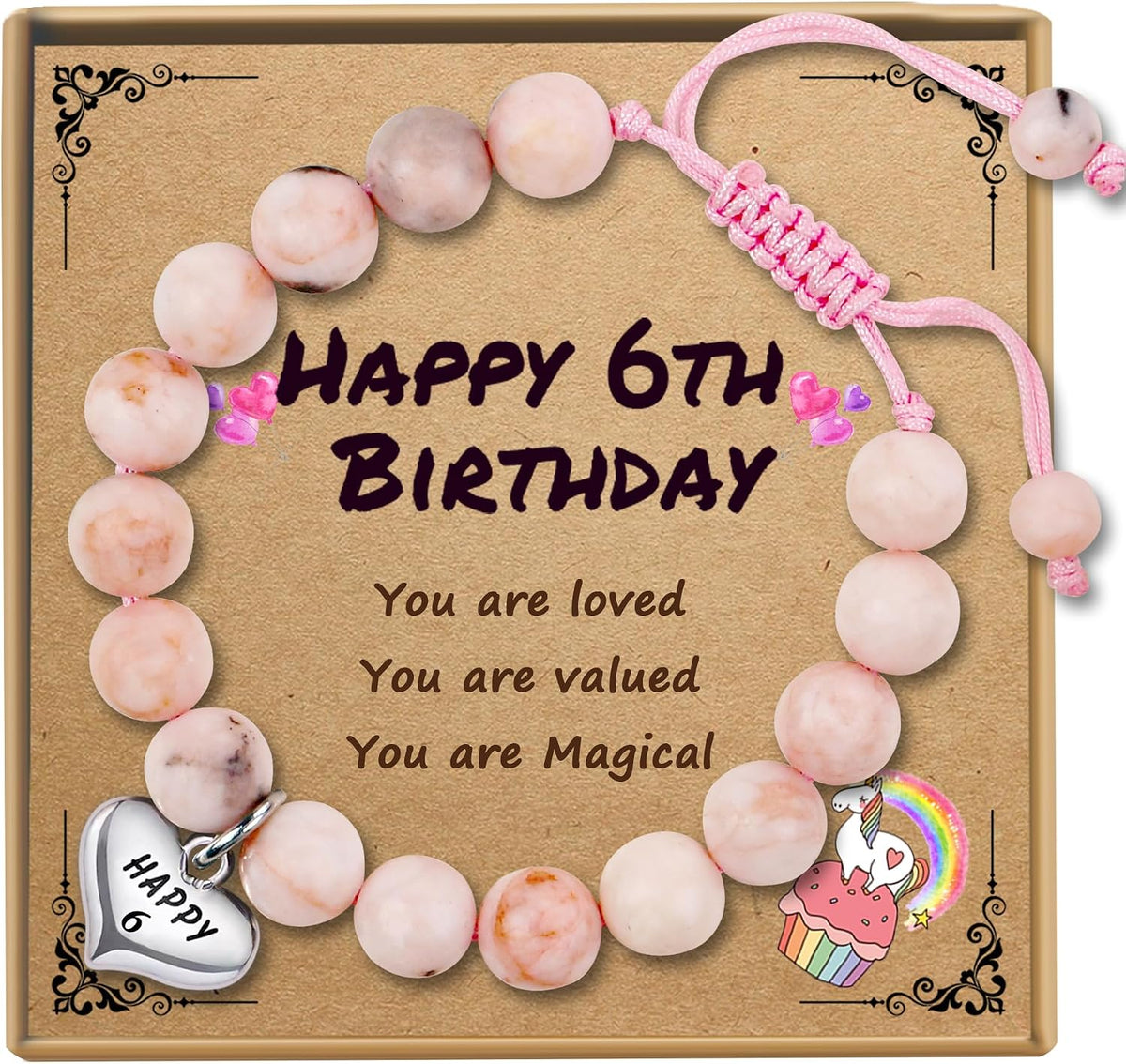 Sereney Birthday Gifts for Girls, 1-16 Year Old Girl Birthday Bracelet Gift