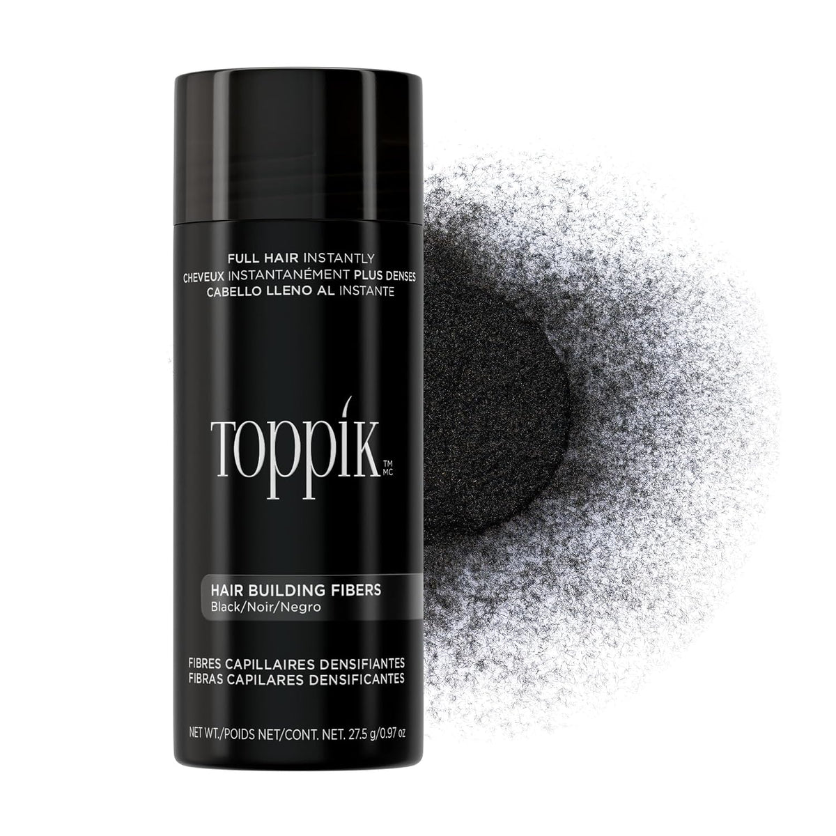 Toppik Hair Building Fibers, Fill In Fine or Thinning Hair Instantly Thicker, Fuller Looking Hair 9 Shades,4 size options