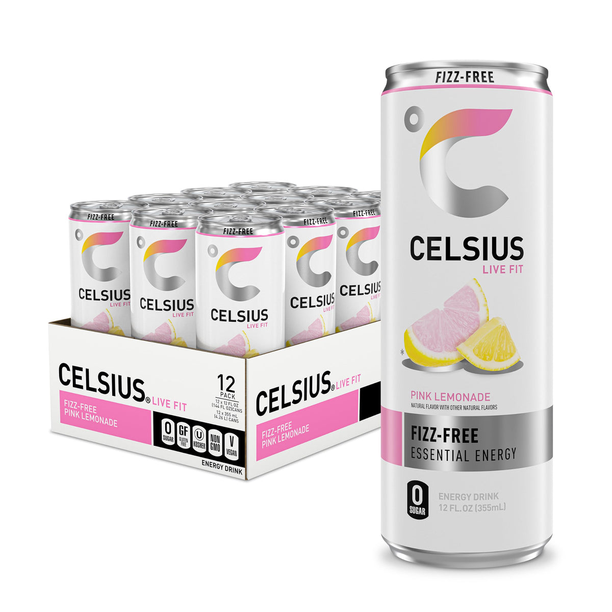 CELSIUS Assorted Flavors Official Variety Pack, Functional Essential Energy Drinks, 12 Fl Oz (Pack of 12)