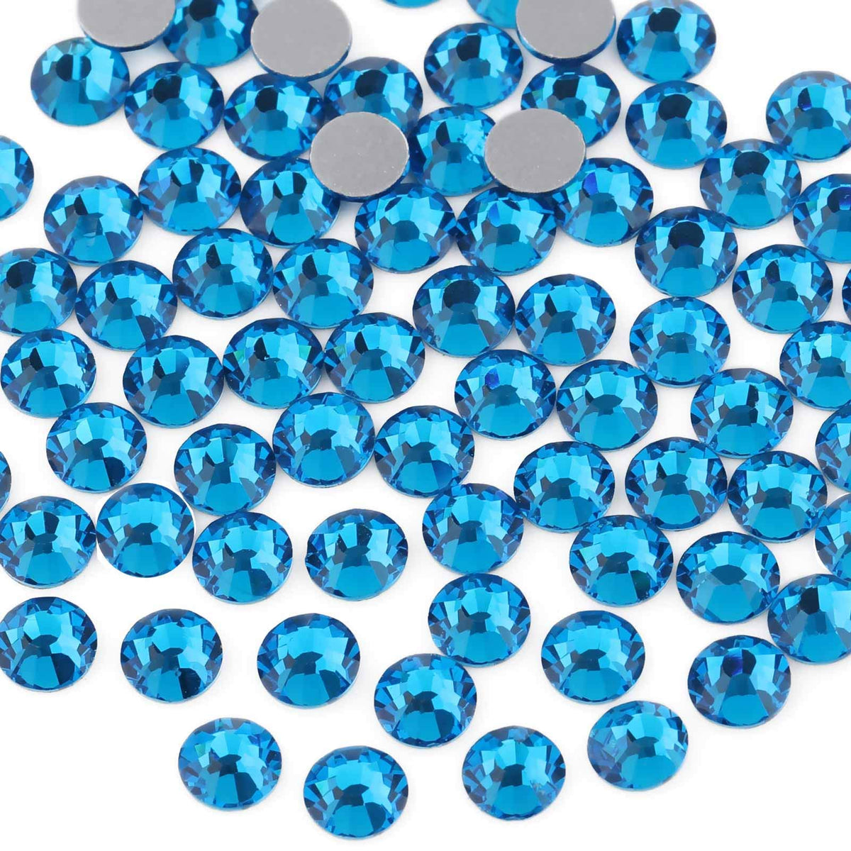 Beadsland Flat Back Crystal Rhinestones,Crystal AB, SS20, 1440pcs