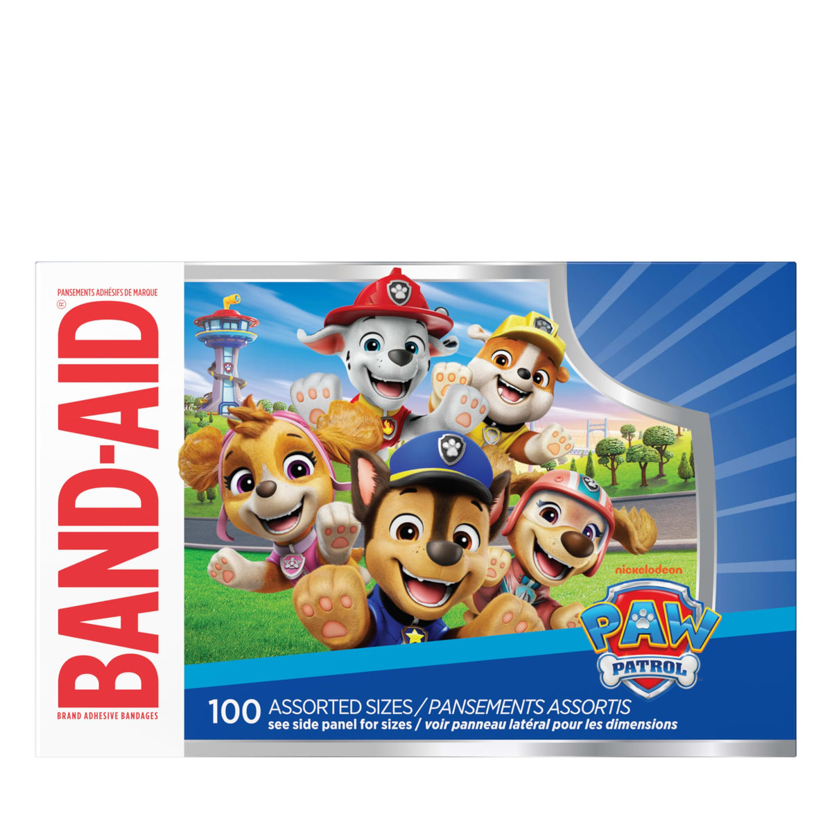 BAND-AID Brand Flexible Fabric Adhesive Bandages, Assorted Sizes, 100 Count
