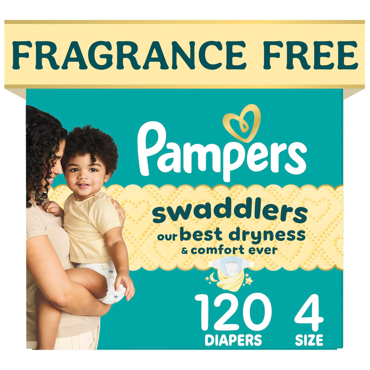 Swaddlers Diapers, Size 1 (8-14 lbs), 198 Count, Fragrance Free, Hypoallergenic, Absorbent, Pediatrician Recommended, Skin Safe