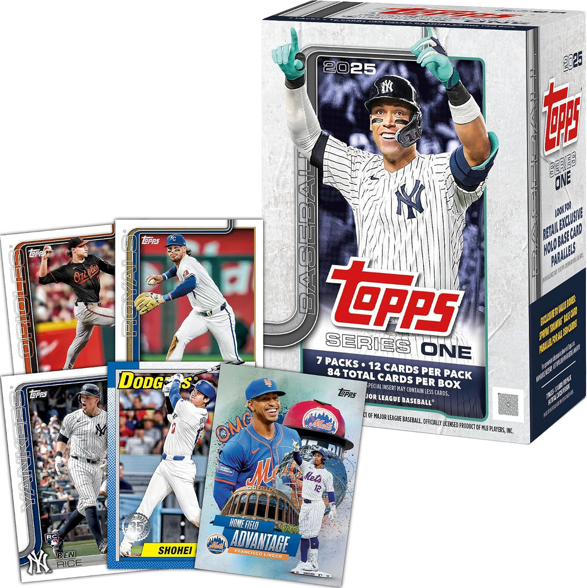 Topps 2025 MLB Baseball Series 1 Factory Sealed Value Box - Baseball Complete Sets