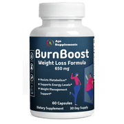 BurnBoost Weight Loss Pills - Appetite Suppressant, Fat Burner for Men & Women with Green Tea, Garcinia, Green Coffee Bean, 60ct.