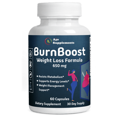BurnBoost Weight Loss Pills - Appetite Suppressant, Fat Burner for Men & Women with Green Tea, Garcinia, Green Coffee Bean, 60ct.