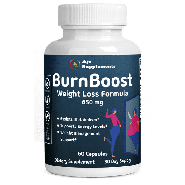 BurnBoost Weight Loss Pills - Appetite Suppressant, Fat Burner for Men & Women with Green Tea, Garcinia, Green Coffee Bean, 60ct.