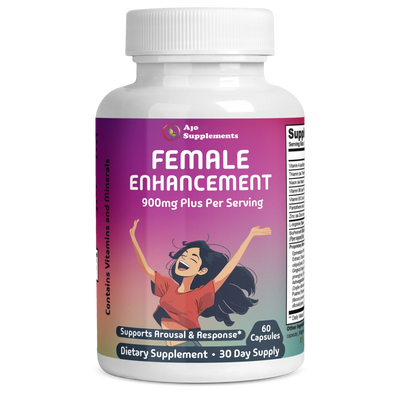Female Enhancement Pills - Libido Booster, Mood Elevation & Energy Boost with Ginseng, Ashwagandha, Maca Root, & Gingko, 60ct