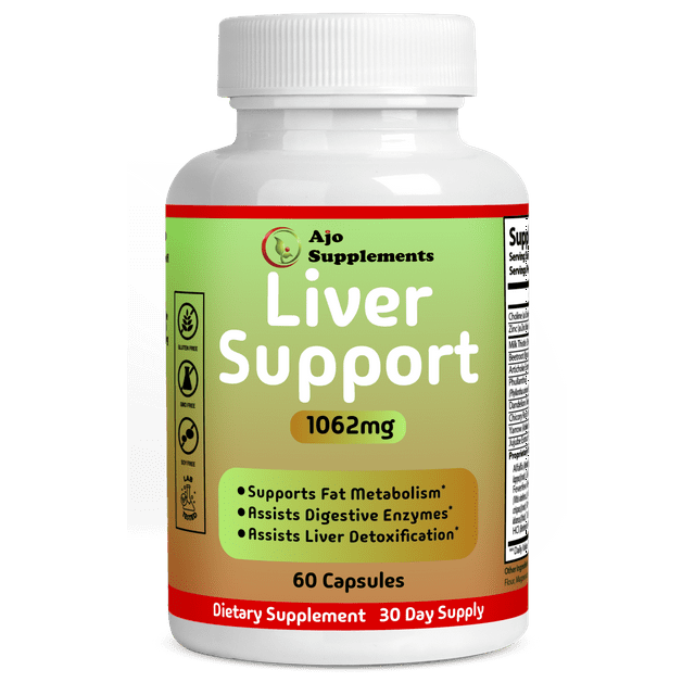 Liver Cleanse Detox & Repair Formula with Milk Thistle, Dandelion & Artichoke Extract for Liver Health, 60 Capsules.