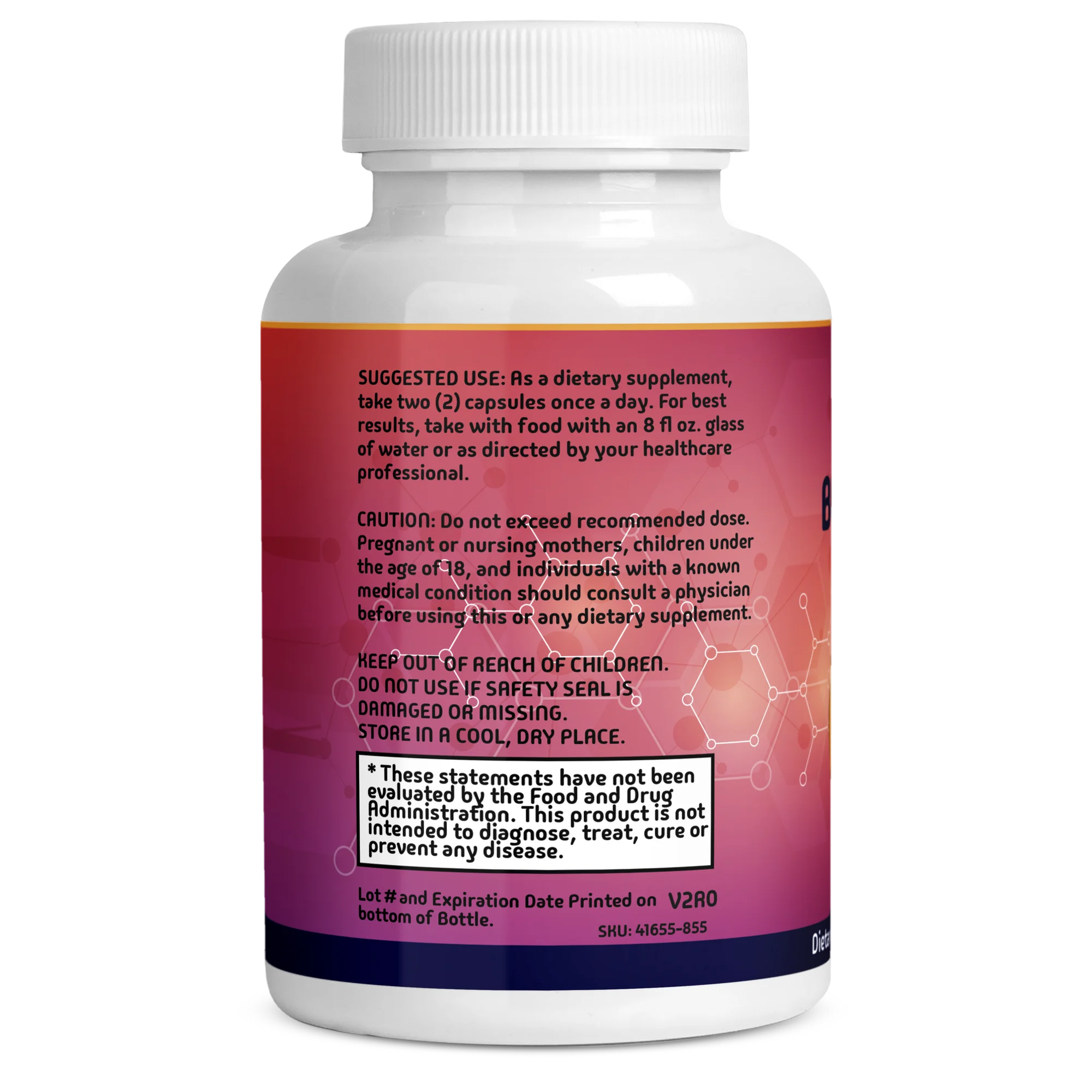 Vitamin B Complex with Vitamin C - Boost Energy, Support Nervous System & Immune Health, 60 Capsules for Overall Wellness and Vitality.