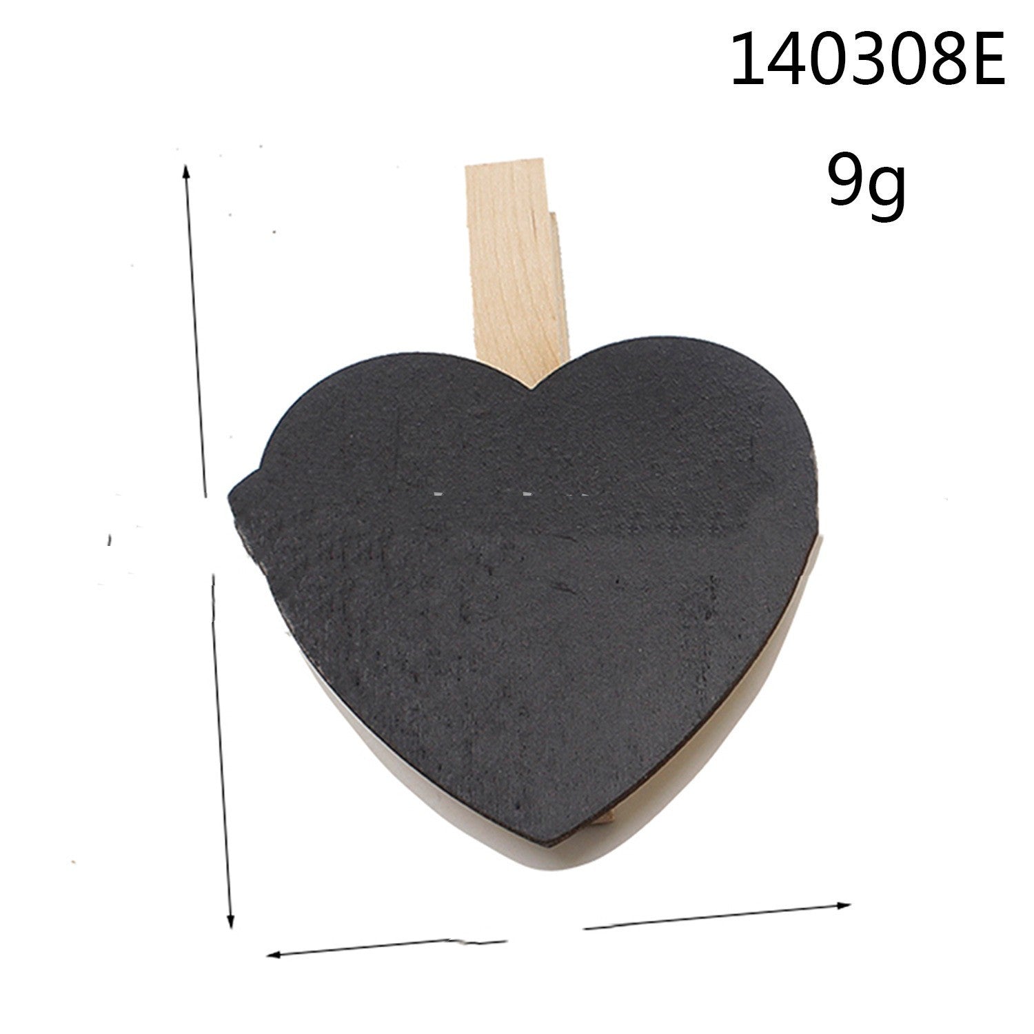 Grocery Wooden Writing Message Meter