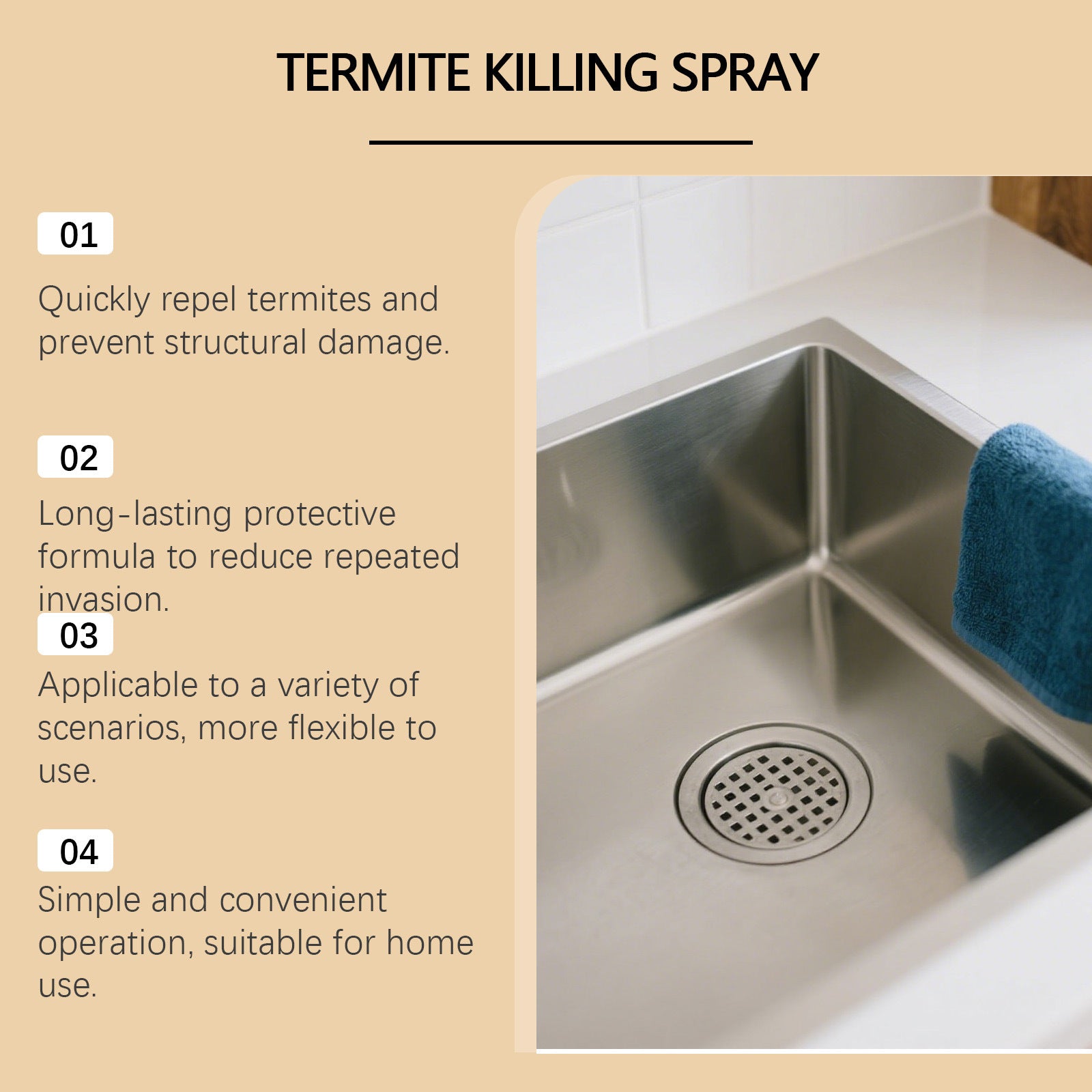 Anti Termite Spray Household Indoor And Outdoor General Termite Protection