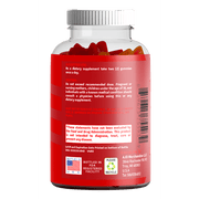 Apple Cider Vinegar Gummies with Vitamin B12 – Non-GMO, Gluten-Free, Delicious ACV Gummies for Energy Boost & Health Benefits, 60ct.