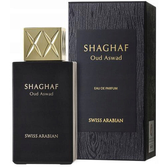 Unisex Shaghaf Oud Aswad EDP Spray 2.5 oz Fragrances